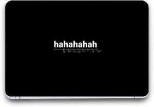 punix Typography Exclusive Laptop Skin Sticker Decal Wallpaper (15 Inch ...