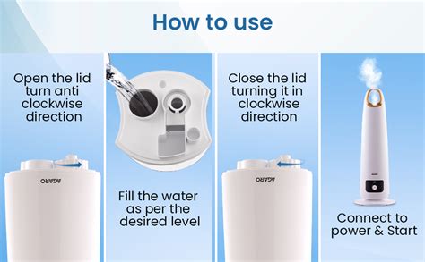 AGARO Insignia Cool Mist Ultrasonic Humidifier, 5 Litres, For Bedroom ...