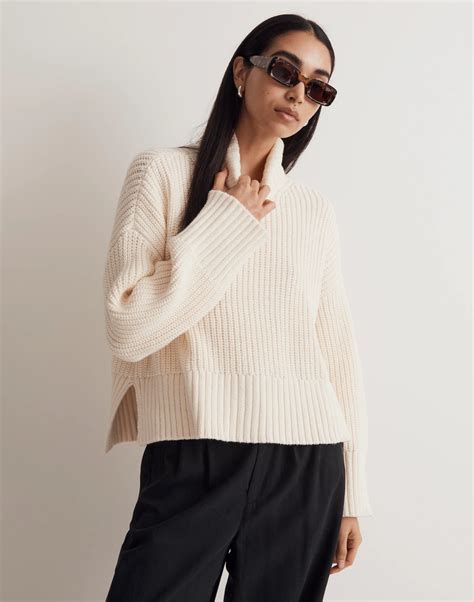 Wide Rib Turtleneck Sweater | Madewell