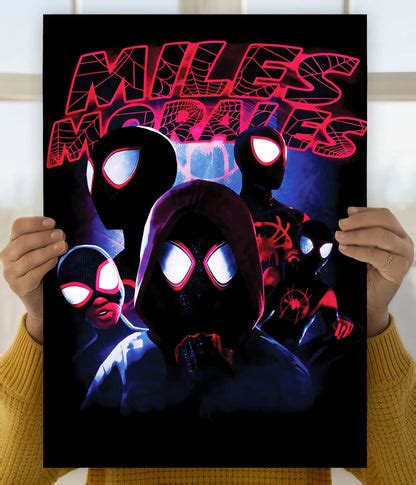 Miles Morales Multiverse Poster – Spider-Verse Wall Art | Everanta