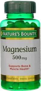 Dcom N.ature's B.ounty Magnesium 500 mg Tablets : Amazon.in: Health ...