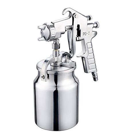 NUZAMAS Suction Feed Air Spray Paint Gun 2.0mm Stainless Nozzle 1000ml ...