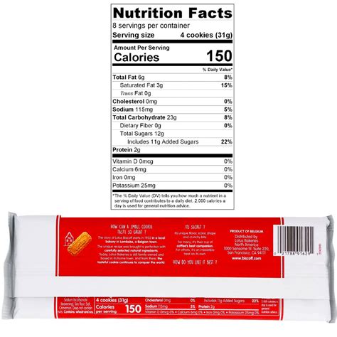 Calories In 2 Biscoff Cookies: A Comprehensive Guide