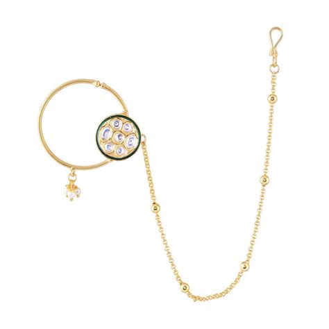 Buy Stylish Bridal Nath Online in India - Rebaari