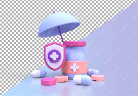 Illustration du concept d'assurance maladie Modèle de page de ...