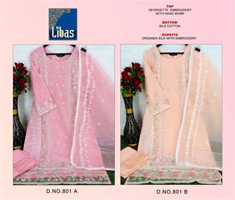 Libas 801 A And B Ready Made Pakisatni Suits Collection