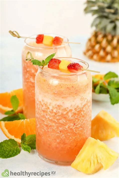 Pineapple Mango Strawberry Smoothie Recipe: Healthy and Flavorful
