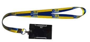 WristID LIC Lanyard Ribbons with Gloss Black Card Holder Refer Image ...