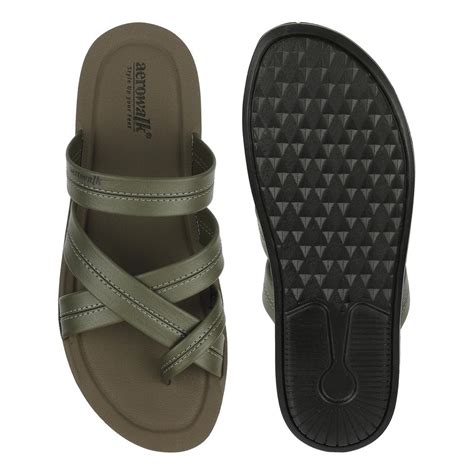 Aerowalk Men Slipper #NV32 - OLIVE GREEN – The Condor Trendz Store