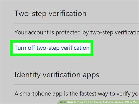 Image result for Turn Off 2 Step Authentication