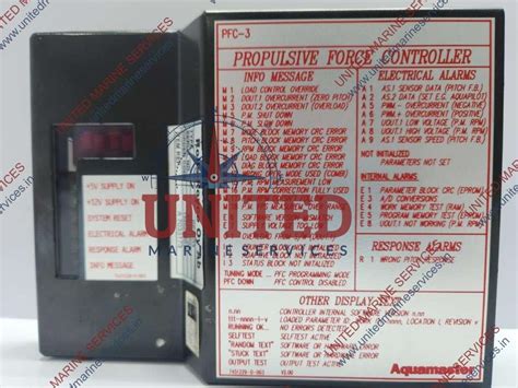 ROLLS-ROYCE PFC-03 AQUAMASTER PROPULSIVE FORCE CONTROLLER VER 2.01 ...