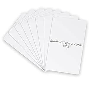 Rubik 8pcs IC Type-A RFID Key Cards for RFID Copier/Reader/Writer ...