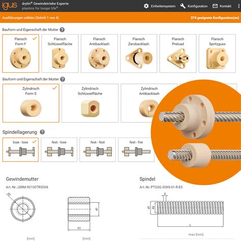dryspin® lead screw technology from igus®