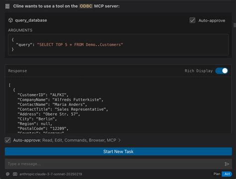 mcp-odbc-server - MCP Servers Directory