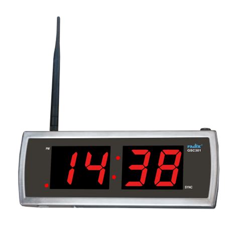 GPS Clocks - RF, RS485 Master Clock | GMC201 FLP-RF | Radix