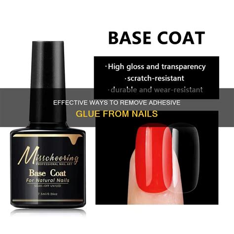 Effective Ways To Remove Adhesive Glue From Nails | Nailicy