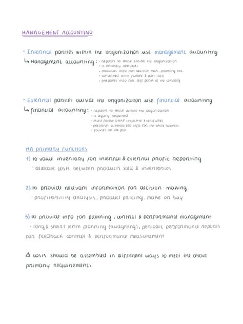 Image result for Introduction to Management Accounting Notes