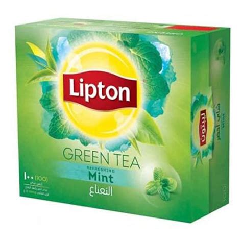 Lipton Green Tea Refreshing Mint 100 Tea Bags, 150 Gram : Amazon.in ...