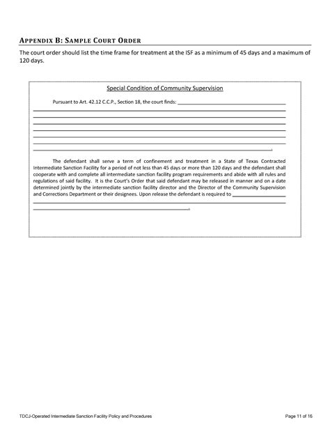 State Contracted Intermediate Sanction Facility: Policy and Procedures ...