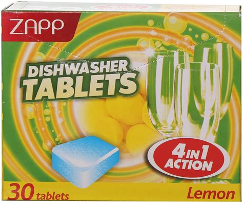 ZAPP Dishwasher Detergent Tablets, Pack of 30 : Amazon.in: Home & Kitchen
