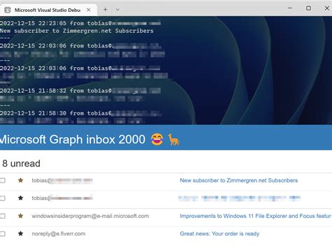 Python MS Graph Send Emails 的图像结果