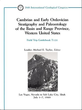 Buy Cambrian and Early Ordovician Stratigraphy and Paleontology of the ...