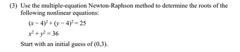 Image result for Newton-Raphson Method for Multiple Equation S