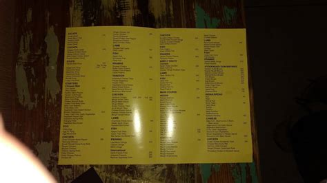 Menu at Firewater Fine Dining Bar, Hyderabad, Phoenix Tower A
