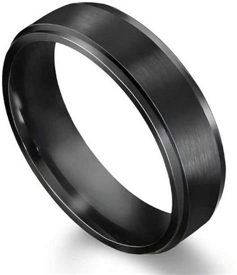 Black Ring For Men - Buy Black Ring For Men online at Best Prices in ...