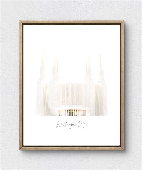 Washington, D.C. LDS Temple Watercolor Print | Digital Download ...