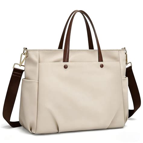 Luyizi Laptop Shoulder Bag 16.5 inches, Laptop Shoulder Bag Large Work ...