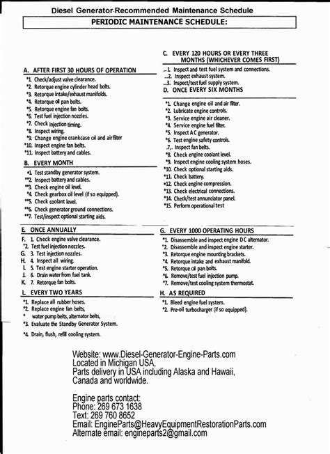 Image result for Diesel Generator Maintenance