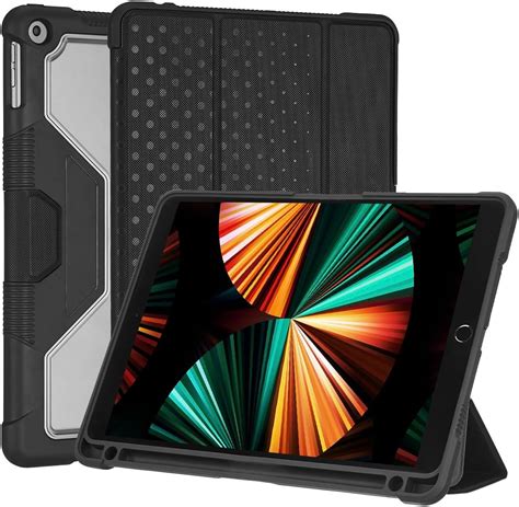 amazon basics Shockproof Armor Smart flip case Cover for Apple iPad 10. ...