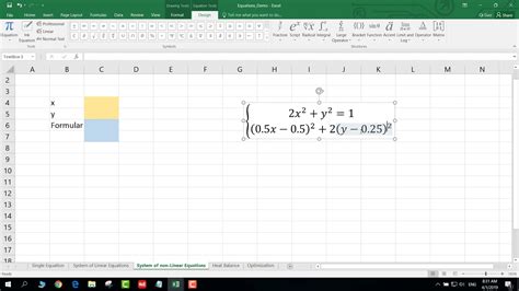 Excel Solver Nonlinear 的图像结果