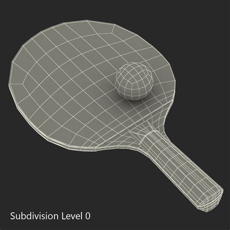 3D model Ping Pong Ball and Paddle | 3D Molier International