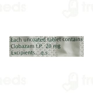 Frisium 20 Mg Tablet 10 - Uses, Side Effects, Dosage, Price | Truemeds