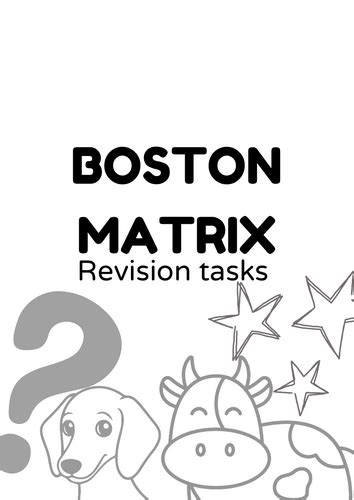 Image result for Boston Matrix Tutor2u