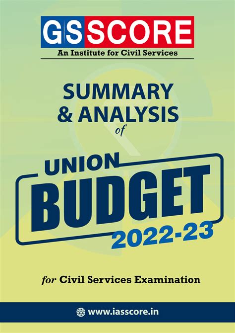 Union Budget 2022-23: Analysis and Highlights for UPSC CSE exam ...