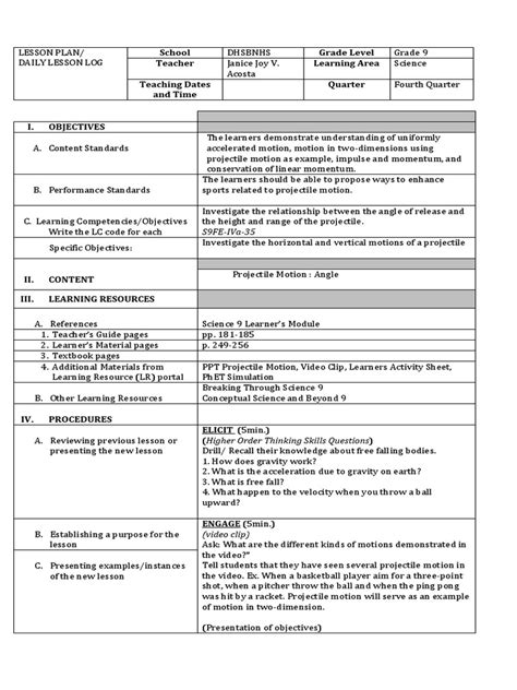 Image result for Vertical Projectile Motion Lesson Plan
