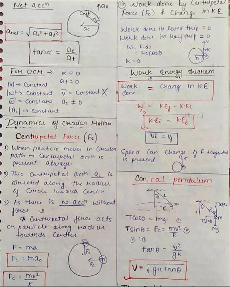 Circular Motion – Physics Handwritten Notes PDF