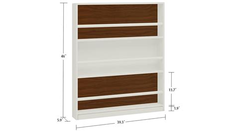 Adona Mystica Open Bookshelf with Wooden Retainer – Adona Woods