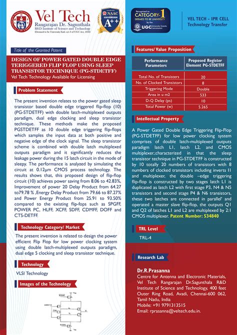 Research & Development | Vel Tech University