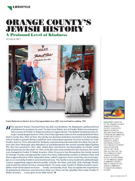 OC's First Permanent Rabbi (September 2024)