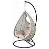Duzo Iron Hanging Swing Chair With Stand For Garden Hula King Hanging ...