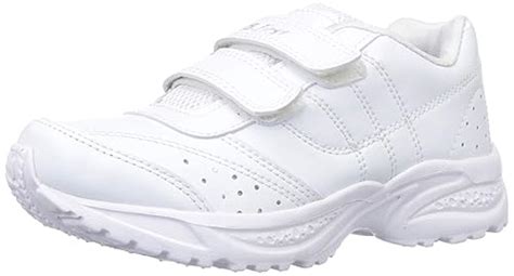 Buy BATA Kids School Shoes Speed - 10 UK Silver White at Amazon.in