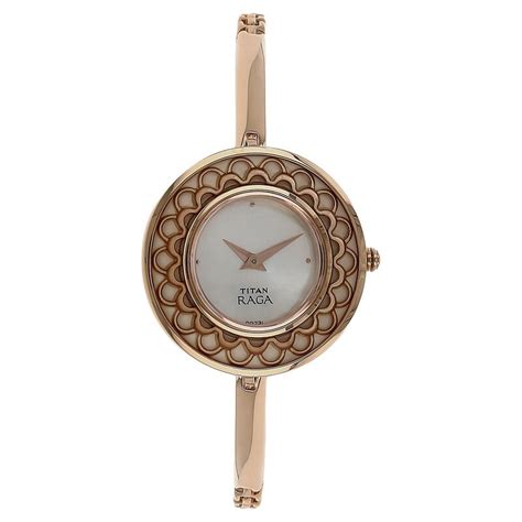 Buy Online Titan Raga Mother of Pearl Dial Women Watch With Metal Strap ...