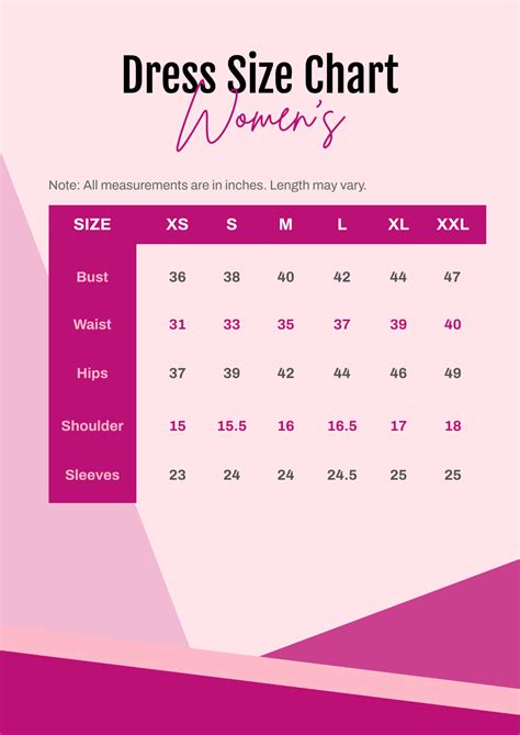 Image result for Girls Dress Size Chart