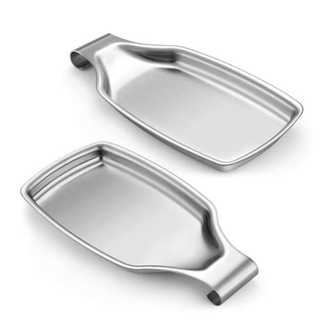 Spoon Rest for Stove Top, 2-Piece Stainless Steel Spoon Holder for ...