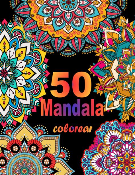 Buy 50 Mandala colorear: libro de colorear para adultos: cuaderno ...