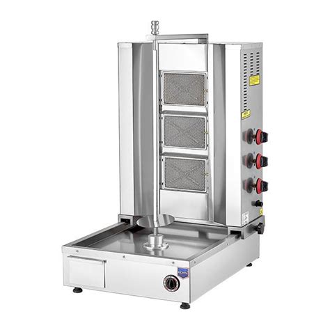 Remta D06(A) Bottom Motor Doner Kebab Cooker, 3 Radian, Gas (CE)